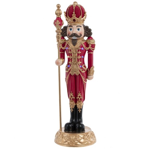 Фигурка декоративная "Щелкунчик" (подсвет, 2хААА, н/п), L15 W15 H50 см