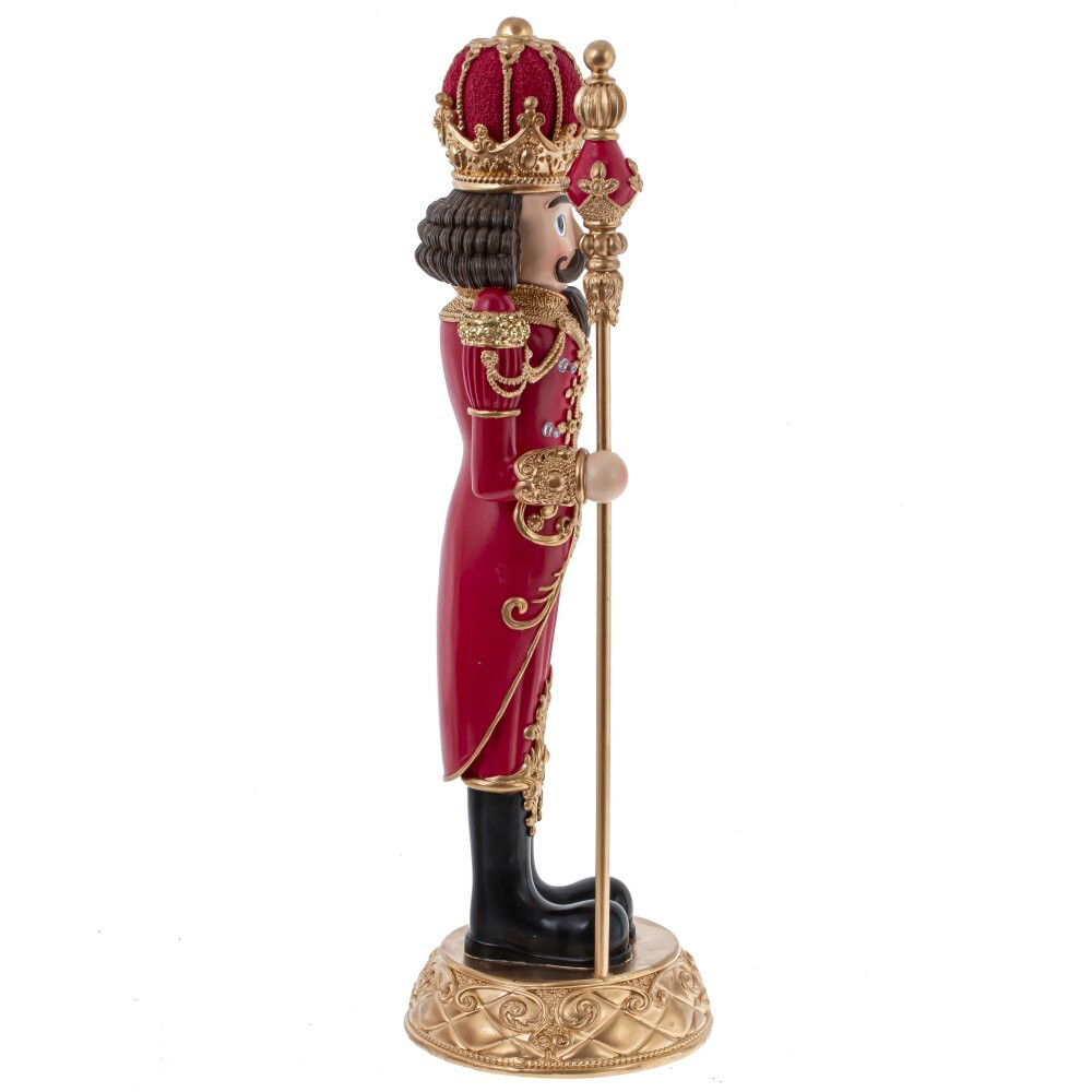 Фигурка декоративная "Щелкунчик" (подсвет, 2хААА, н/п), L15 W15 H50 см