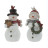 Фигурка декоративная "Снеговик", L8 W7,5 H15,5 см, 2в.