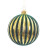 Украшение новогоднее Шар "Зеленый бархат", L11 W11 H12 см Украшение новогоднее Шар "Зеленый бархат", L11 W11 H12 см