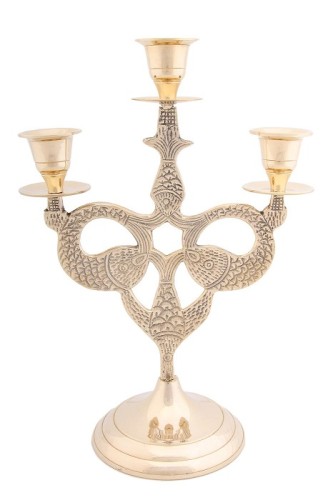 Подсвечник "Золотые рыбки"