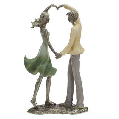 Фигурка декоративная "Влюбленная пара", L16 W7 H26 см