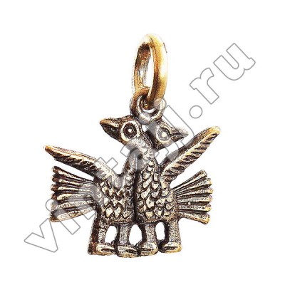 Подвеска "Влюбленные лебеди"