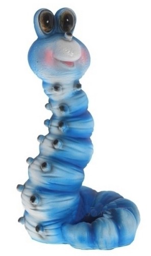 Фигурка садовая "Голубая гусеница"