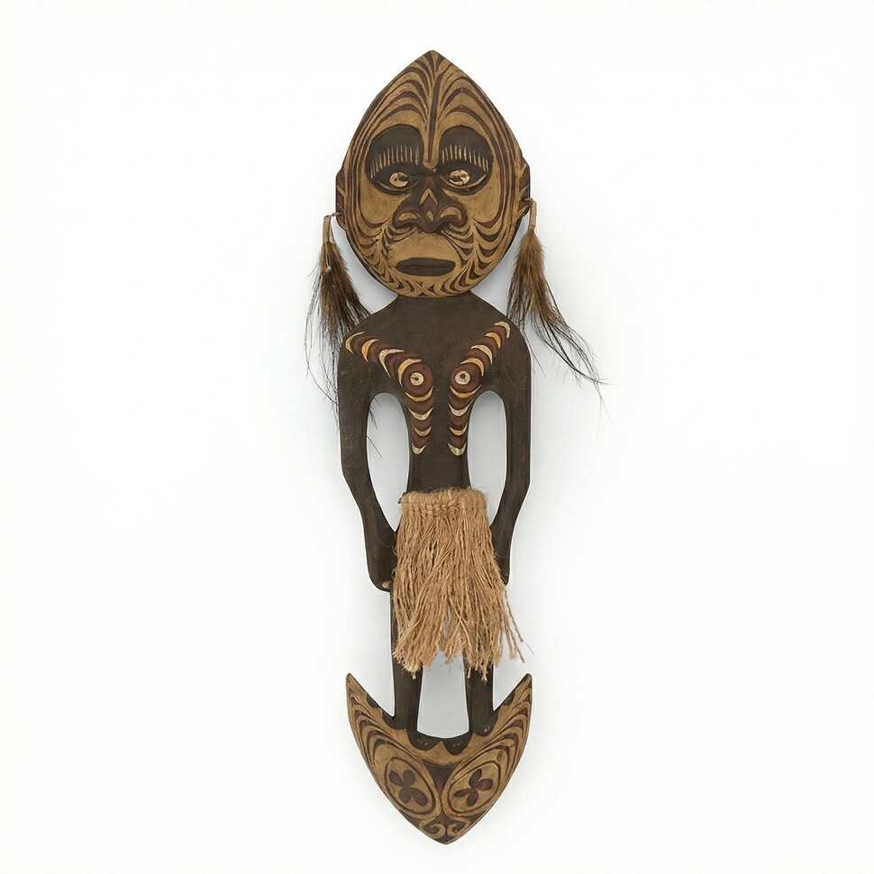 27-025 Панно "Абориген Папуа" 50см (Папуа)