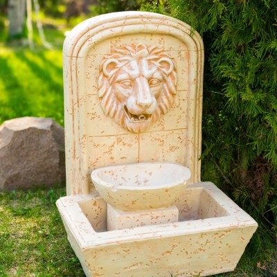 Декоративный фонтан для сада "Голова льва"     
