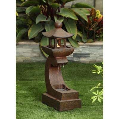 Фонтан садовый ''Шао-Линь'' с подсветкой