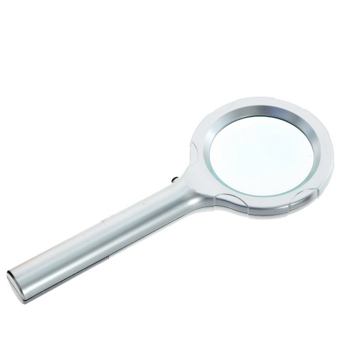 Лупа (с 5-кратным увеличением, подсветка, 2xАА не прилаг.), L8,5 W2,5 H21 см Лупа (с 5-кратным увеличением, подсветка, 2xАА не прилаг.), L8,5 W2,5 H21 см