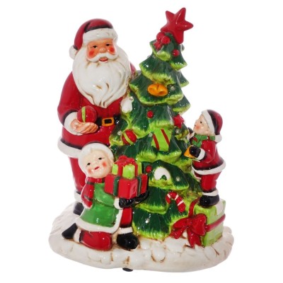 Фигурка декоративная "Санта" с подсветкой (3xААА, н/п), L23 W18 H29 см Фигурка декоративная "Санта" с подсветкой (3xААА, н/п), L23 W18 H29 см