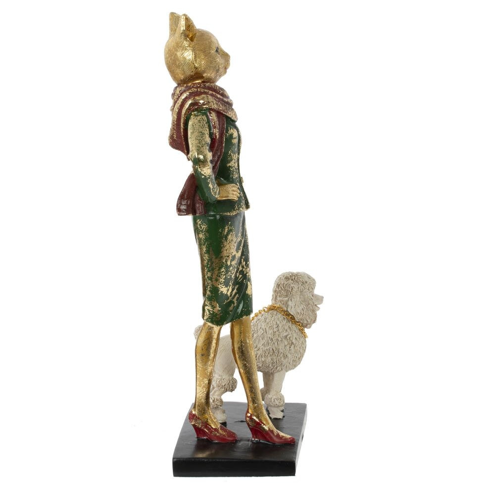 Фигурка декоративная "Кошка", L11,5 W6,5 H23,5 см