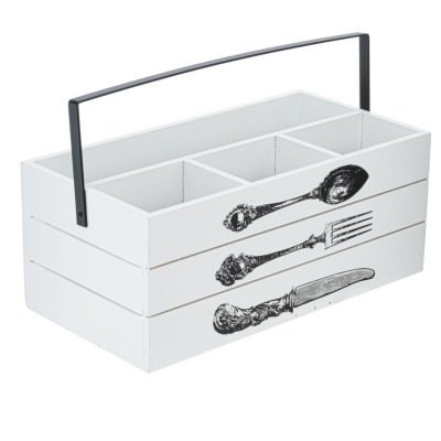 Поставка для столовых приборов, L27 W14 H11 см