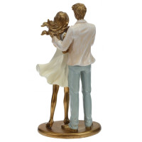 Фигурка декоративная "Влюбленная пара", L12 W7,5 H25 см