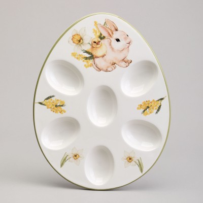 Блюдо для 6 Яиц Agness "Sunday" 26*20*2.5 см