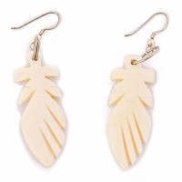 Этнические серьги "Перья"