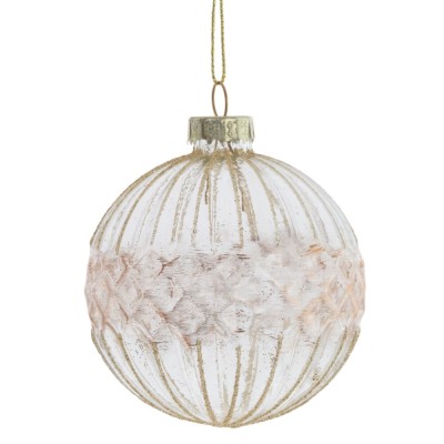 Украшение новогоднее "Шар", D 7 см, L7 W7 H8,5 см