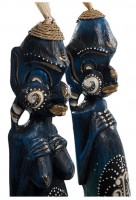 Набор статуэток "Аборигены Тумбу" синий