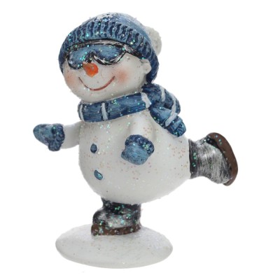 Фигурка декоративная "Снеговик", 2в., L5 W3,5 H6,5