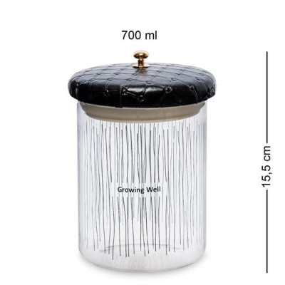 GS- 56/2 Банка для сыпучих "Нити" 700мл