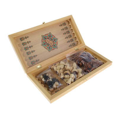 Набор игр шахматы нарды, шашки с доской Рыцари