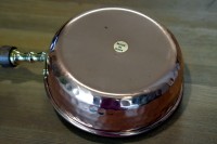 Медная сковорода "Вкусный ужин"