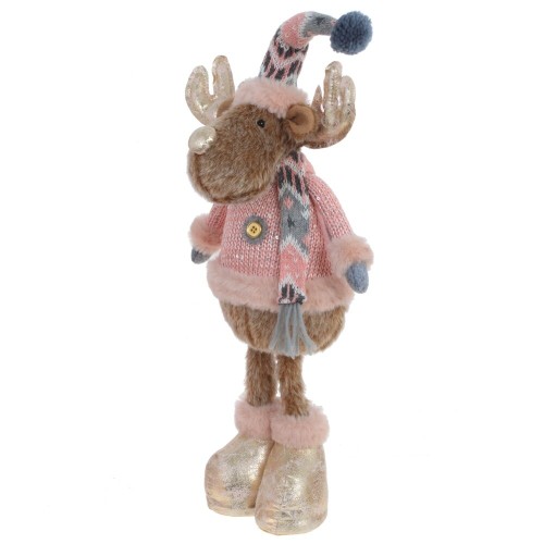 Игрушка набивная "Лось", L20 W12 H53/41 см Игрушка набивная "Лось", L20 W12 H53/41 см