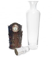 Декантер с подставкой "Часы"