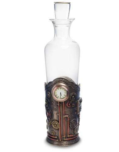 Декантер с подставкой "Часы"