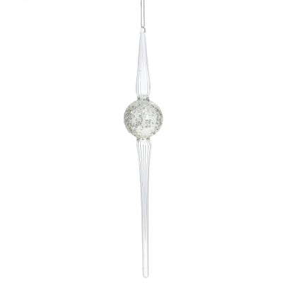 Украшение новогоднее "Сосулька", L6 W6 H40 см Украшение новогоднее "Сосулька", L6 W6 H40 см