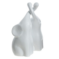 Набор из 2-х шт, Фигурка декоративная "Слоны", L10 W7 H14 см