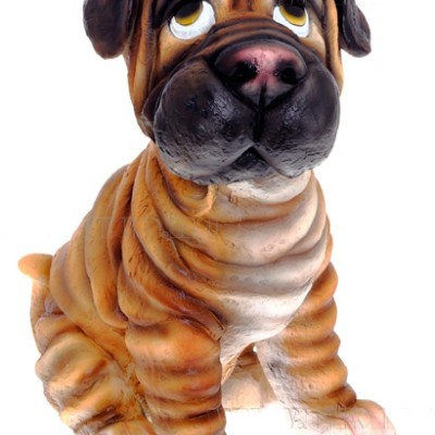 Декоративная садовая фигурка "Щенок Рокки"