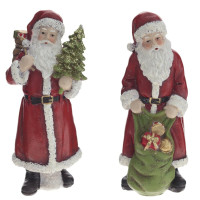 Фигурка декоративная "Дед мороз", L9 W7 H18 см, 2в.