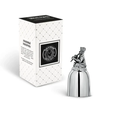 Рюмка "Заклинатель змей" посеребренная с черн Рюмка "Заклинатель змей" посеребренная с черн