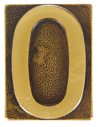 Цифра декоративная "0"