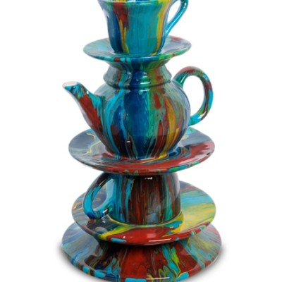 Интерьерная статуэтка "Чайная церемония"           