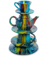 Интерьерная статуэтка "Чайная церемония"           