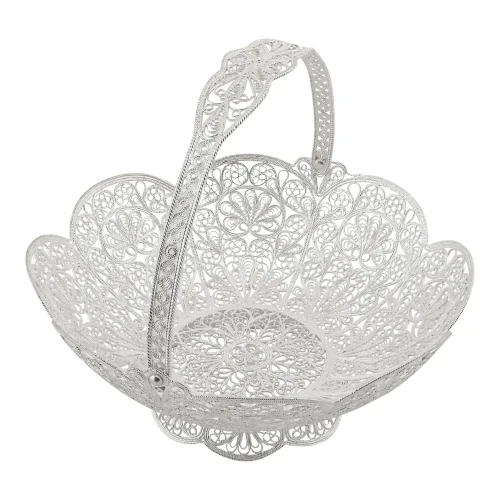 Ваза №40 из мельхиора с посеребрением