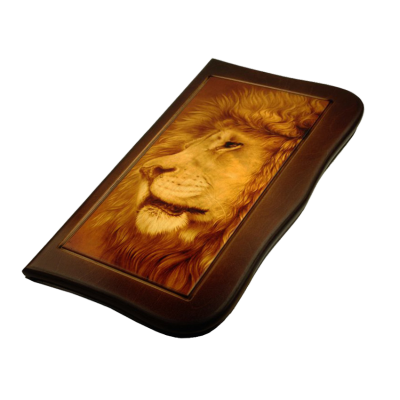 Нарды деревянные резные Лев