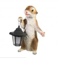 Декоративная садовая фигурка "Суслик с фонариком" Декоративная садовая фигурка "Суслик с фонариком"