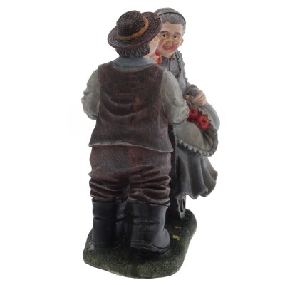 Фигурка декоративная "Бабушка с дедушкой", L16 W10 H19 см
