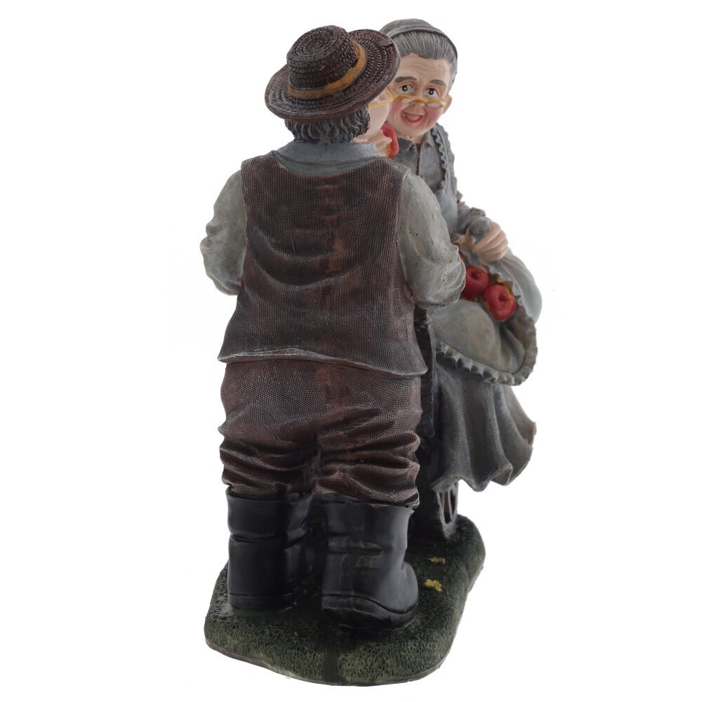 Фигурка декоративная "Бабушка с дедушкой", L16 W10 H19 см