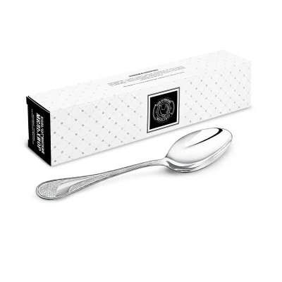 Ложка столовая "Метелица" посеребренная