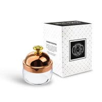 Банка под сыпучие продукты 420 мл "КМ" с медной крышкой