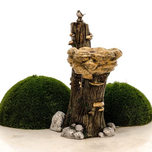 Декоративный фонтан для сада "Древесные грибы"      