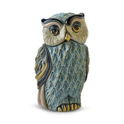 Статуэтка керамическая Голубая Сова