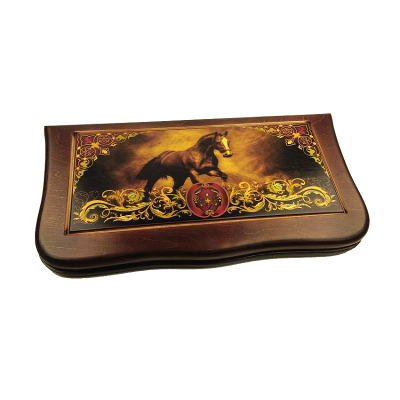 Нарды деревянные резные Вороной