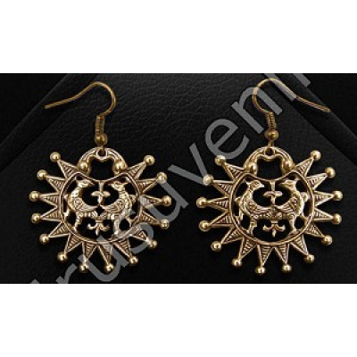 Серьги "Птицы у Древа Жизни"