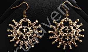 Серьги "Птицы у Древа Жизни"