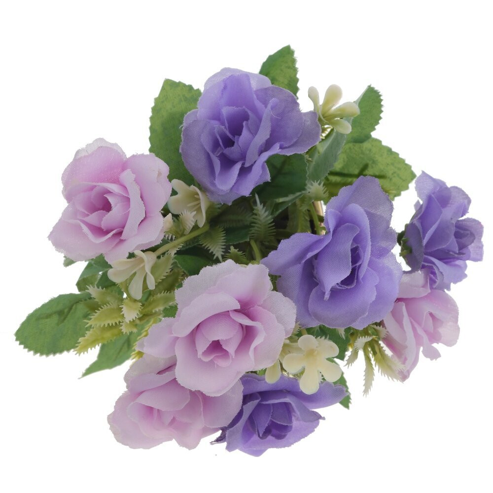 Цветочная композиция "Розы", L11 W11 H19 см