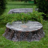 Декоративная крышка для люка "Дубовый пень"       