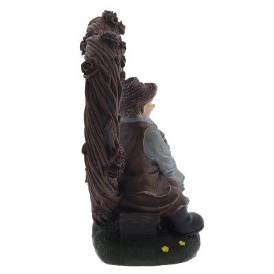 Фигурка декоративная "Бабушка с дедушкой", L18 W9,5 H18 см
